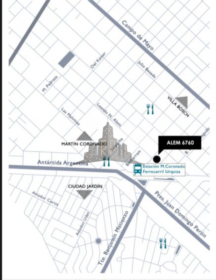  VENTA EN POZO - MONOAMBIENTE - MARTIN CORONADO - EDIFICIO ALEM 